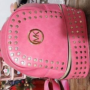 Is pink michael kors backpack